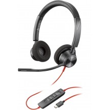 Casca HP Poly Blackwire 3320 Stereo USB-C Headset +USB-C/A Adapter 8X219AA