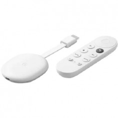 Media player Google Chromecast - Google TV, HD, HDMI, Bluetooth, Wi-Fi, Telecomanda, Alb 000000008517620000