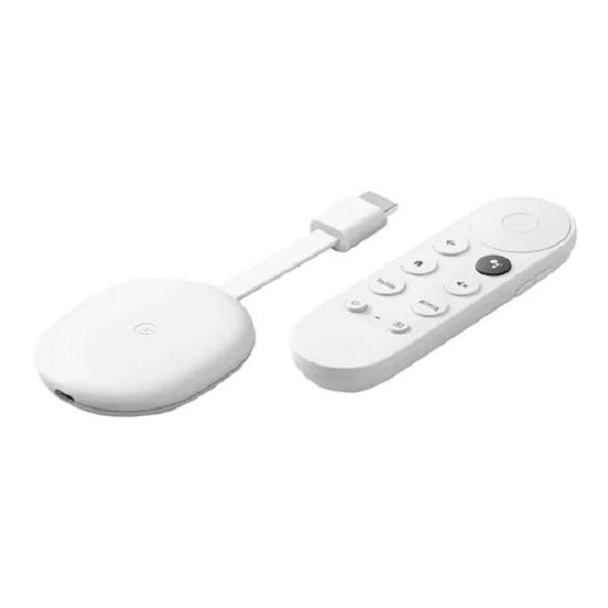 Media player Google Chromecast - Google TV, HD, HDMI, Bluetooth, Wi-Fi, Telecomanda, Alb 000000008517620000