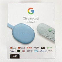 Media player Google Chromecast TV, 4K, HDMI, Bluetooth, Wi-Fi, Blue GA01923