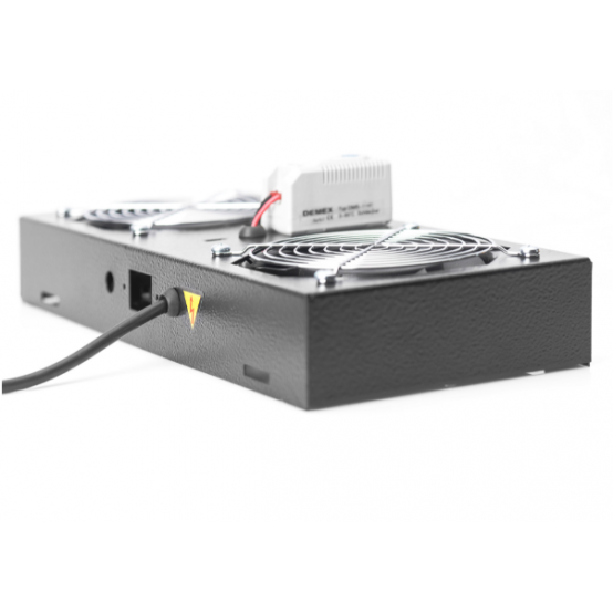 Cooler Digitus  DN-19 FAN-2-WM-T-SW
