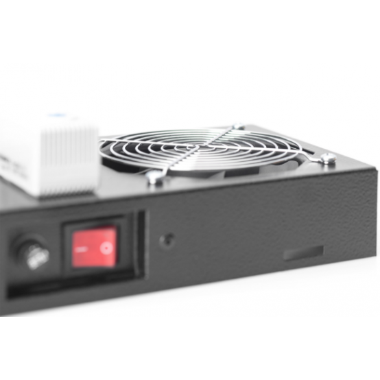 Cooler Digitus  DN-19 FAN-2-WM-T-SW