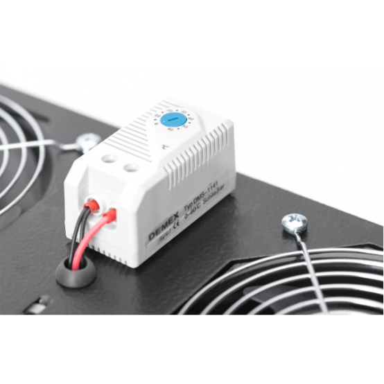 Cooler Digitus  DN-19 FAN-2-WM-T-SW