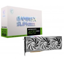 Placa video MSI GeForce RTX 4070 SUPER 12G GAMING X SLIM WHITE V513-632R