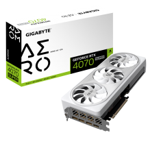 Placa video GigaByte GeForce RTX 4070 SUPER AERO OC 12G GV-N407SAERO OC-12GD