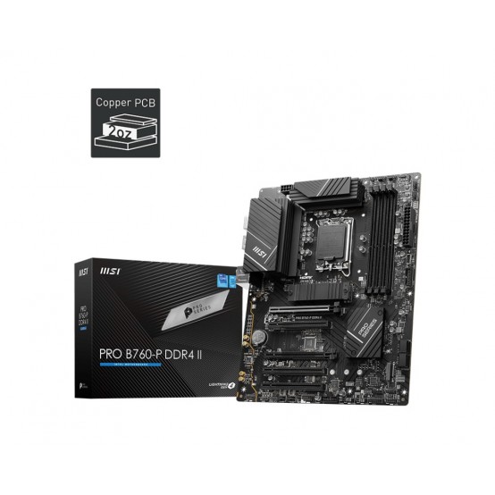 Placa de baza MSI PRO B760-P DDR4 II 7E29-001R