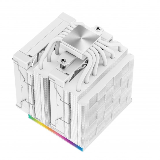 Cooler DeepCool AK620 Digital WH R-AK620-WHADMN-G