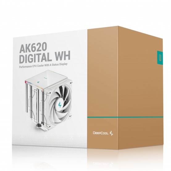 Cooler DeepCool AK620 Digital WH R-AK620-WHADMN-G