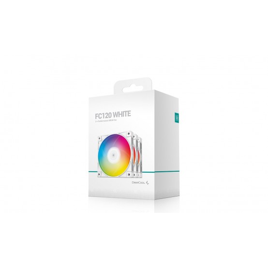 Ventilator DeepCool FC120 3 in 1 White R-FC120-WHAMN3-G-1