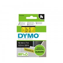 Hartie Dymo S0720580 D1 45018 Tape 12mm x 7m Black on Yellow DY45018