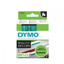Hartie Dymo S0720890 D1 45809 Tape 19mm x 7m Black on Green DY45809