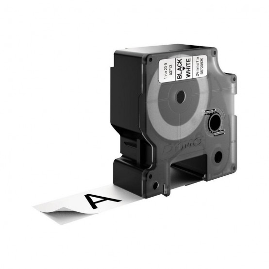 Hartie Dymo S0720930 D1 53713 Tape 24mm x 7m Black on White DY53713