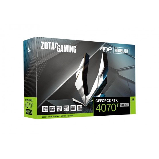 Placa video Zotac GeForce RTX 4070 Ti SUPER AMP HOLO 16GB GDDR6X ZT-D40730F-10P