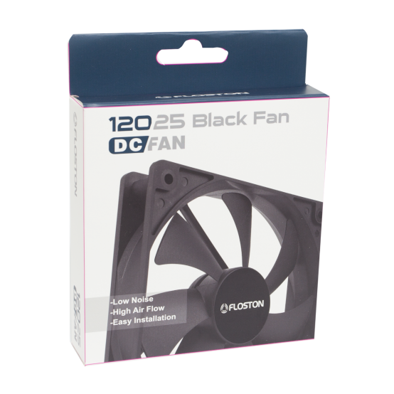 Ventilator Floston 12025 Black