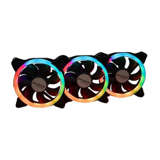 Ventilator Floston AURORA RGB 3xfan KIT