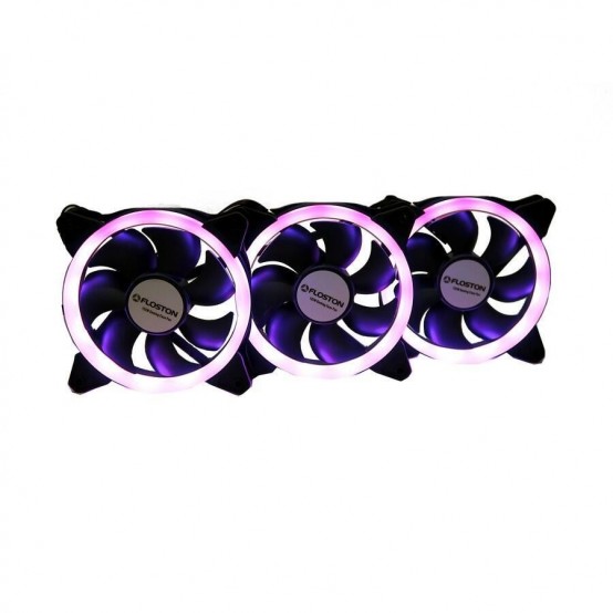 Ventilator Floston AURORA RGB 3xfan KIT
