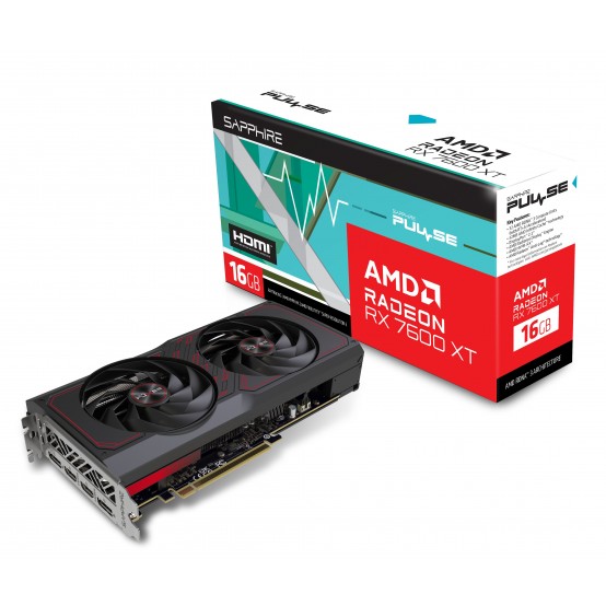 Placa video Sapphire PULSE AMD Radeon RX 7600 XT 16G GDDR6 11339-04-20G