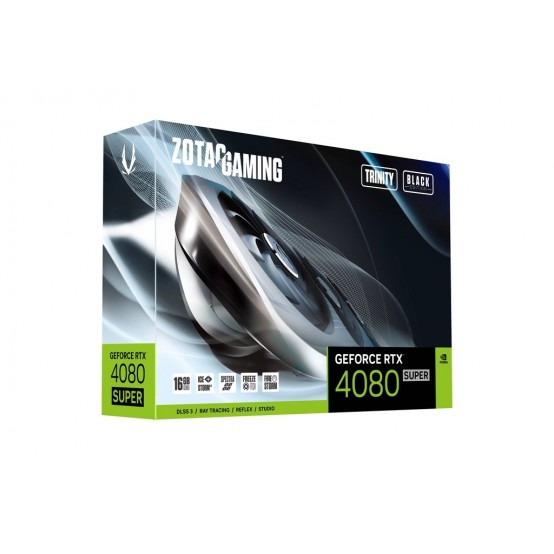 Placa video Zotac GeForce RTX 4080 SUPER Trinity Black Edition 16GB GDDR6X ZT-D40820D-10P