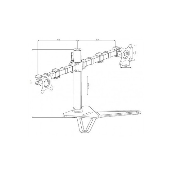 Suport iiyama  DS1002D-B1