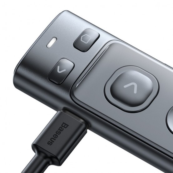 Presenter Baseus Orange Dot Wireless Presenter (Red Laser) (Charging) Grey WKCD000013