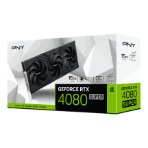 Placa video PNY GeForce RTX 4080 SUPER 16GB VERTO Overclocked Triple Fan DLSS 3 VCG4080S16TFXPB1-O