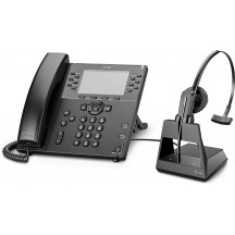 Casca HP Poly Voyager 4245 USB-A Headset EMEA - INTL English Loc  Euro plug 7D7K0AAABB