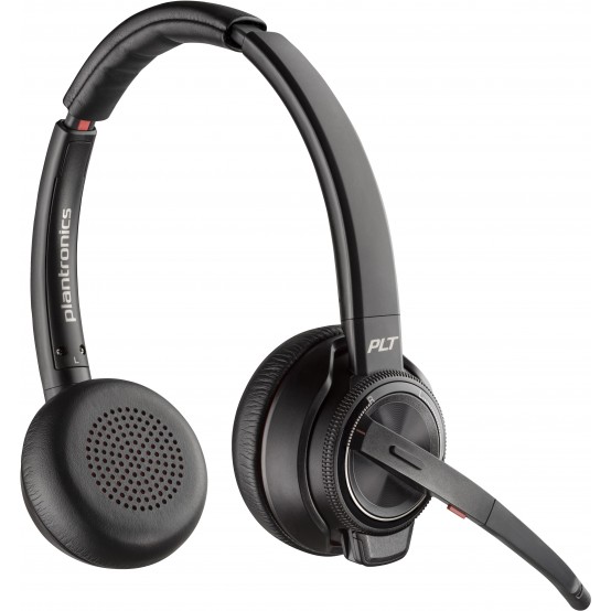 Casca HP Poly Savi 8220 UC Microsoft Teams Certified DECT 1880-1900 MHz USB-A Headset EMEA - INTL English Loc  Euro plug 8D3F5A