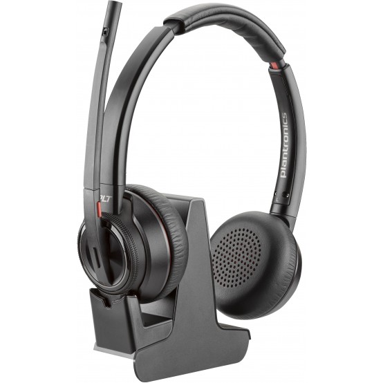 Casca HP Poly Savi 8220 Office Stereo DECT 1880-1900 MHz Headset EMEA - INTL English Loc  Euro plug 8D3J2AAABB