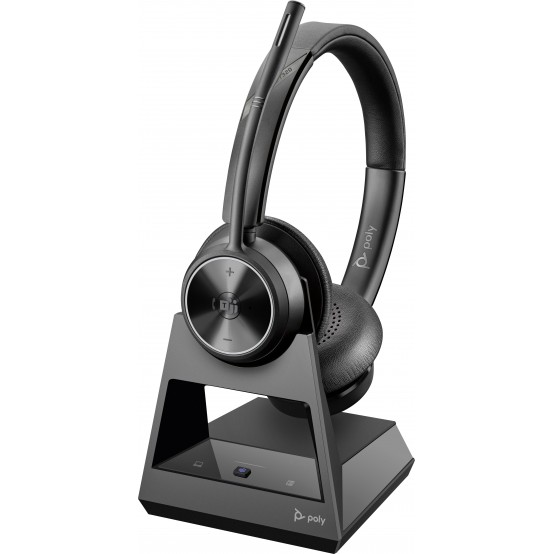 Casca HP Poly Savi 7320-M Office Stereo DECT 1880-1900 MHz Headset EMEA - INTL English Loc  Euro plug 8D3J6AAABB