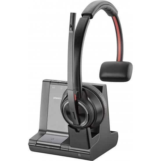 Casca HP Poly Savi 8210-M Office DECT 1880-1900 MHz Single Ear Headset EMEA - INTL English Loc  Euro plug 8D3J8AAABB