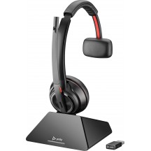 Casca HP Poly Savi 8210-M Office DECT 1880-1900 MHz Single Ear Headset EMEA - INTL English Loc  Euro plug 8D3J8AAABB