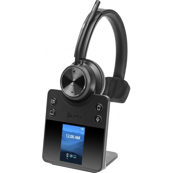 Casca HP Poly Savi 7410 Office Monaural DECT 1880-1900 MHz Headset EMEA - INTL English Loc  Euro plug 8L589AAABB