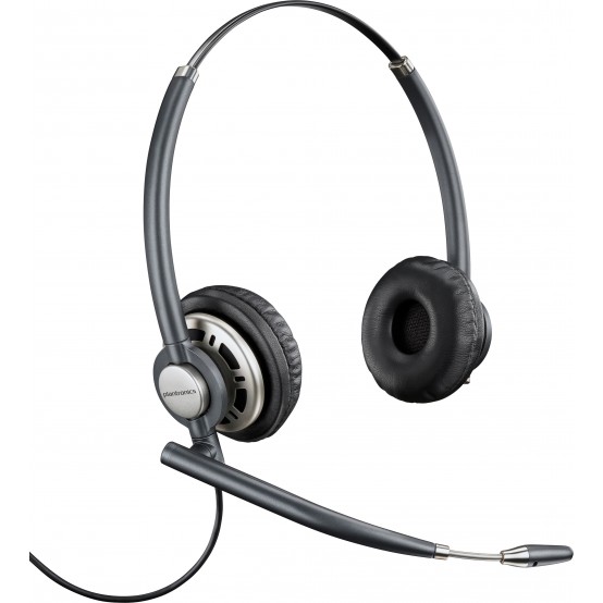 Casca HP Poly EncorePro 720 Binaural Headset +Quick Disconnect EMEA - INTL English Loc  Euro plug 8R707AAABB