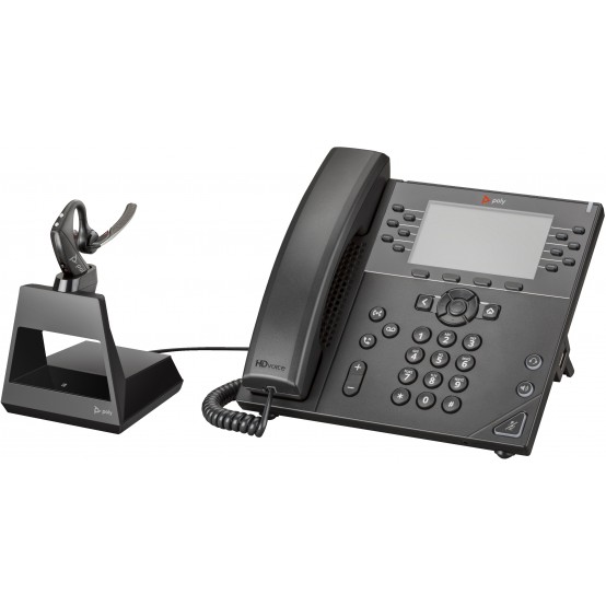 Casca HP Poly Voyager 5200 Office Headset +USB-A to Micro USB Cable EMEA - INTL English Loc  Euro plug 8R712AAABB