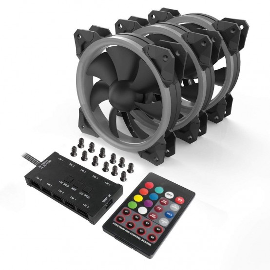 Ventilator Redragon F008 120mm RGB GC-F008-BK