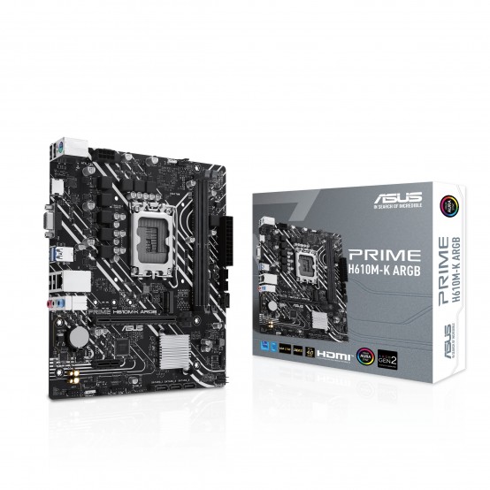 Placa de baza ASUS PRIME H610M-K ARGB 90MB1G90-M0EAY0
