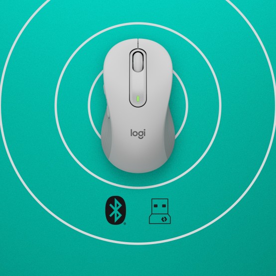 Mouse Logitech Signature M650 Bluetooth Mouse - Off-White 910-006255
