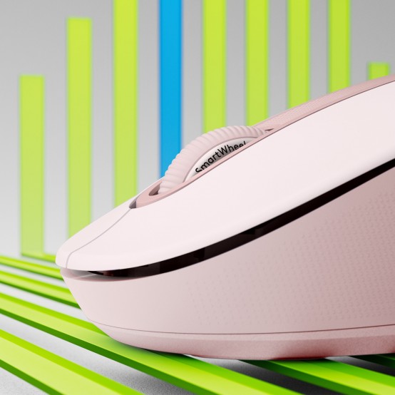 Mouse Logitech Signature M650 L Left Bluetooth Mouse - Rose 910-006237