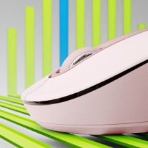 Mouse Logitech Signature M650 L Left Bluetooth Mouse - Rose 910-006237