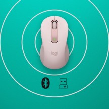 Mouse Logitech Signature M650 L Left Bluetooth Mouse - Rose 910-006237