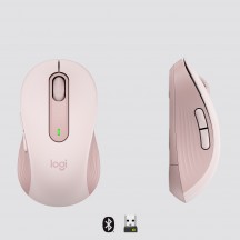 Mouse Logitech Signature M650 L Left Bluetooth Mouse - Rose 910-006237
