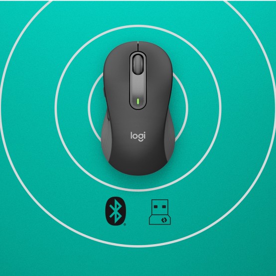 Mouse Logitech Signature M650 L Left Bluetooth Mouse - Graphite 910-006236