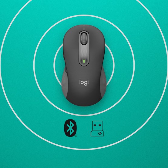 Mouse Logitech Signature M650 L Left Wireless Mouse for Business - Graphite 910-006348