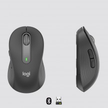 Mouse Logitech Signature M650 L Left Wireless Mouse for Business - Graphite 910-006348
