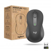 Mouse Logitech Signature M650 L Left Wireless Mouse for Business - Graphite 910-006348