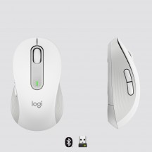 Mouse Logitech Signature M650 L Left Wireless Mouse for Business - Off-White 910-006349