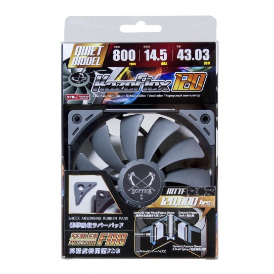 Ventilator Scythe Kaze Flex 120 SU1225FD12L-RD