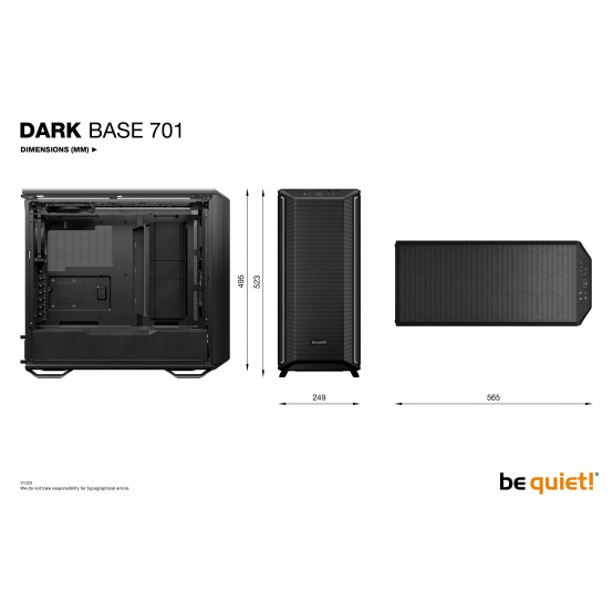 Carcasa be quiet! DARK BASE 701 BGW58