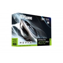 Placa video Zotac GeForce RTX 4070 SUPER Trinity OC Black Edition 12GB GDDR6X ZT-D40720J-10P