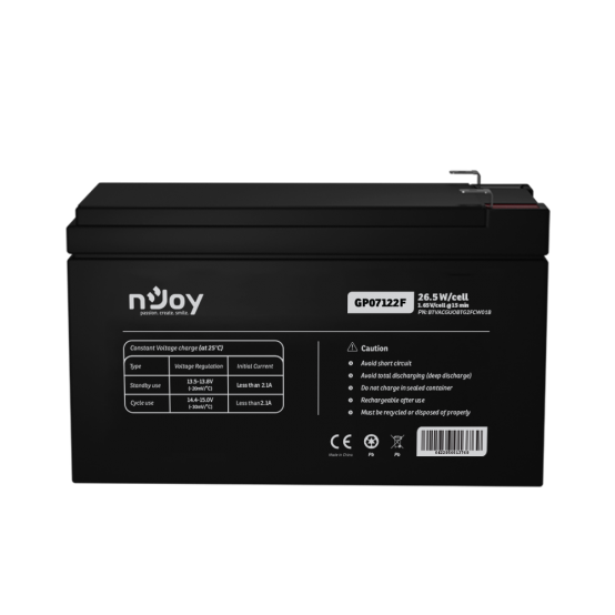 Acumulator nJoy GP07122F BTVACGUOBTG2FCW01B
